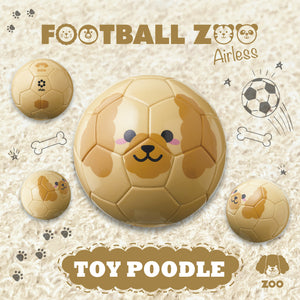 【幼児用ボール】Football Zoo Airless  プードル　SB-23ZA01